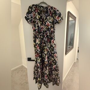 Anthropologie Somerset Floral Maxi Dress